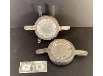 Two Heavy Vintage Swivel Adapters From Elmira New York  (Ward  LaFrance)