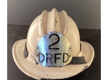 Vintage Deep River Fire Department 2 Fireman's Helmet