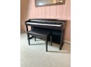 Yamaha CLAVINOVA  Digital Electric Piano & Bench Black Finish