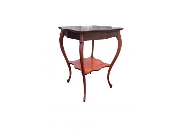 Very Shapely Original Art Nouveau Mahogany Center Table