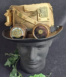 NWOT Awesome Steampunk Embellished Top Hat