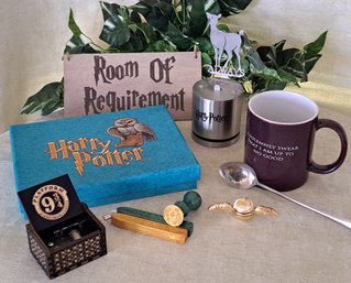 Harry Potter Collection: Music Box, Stationary, Wax Seal And Wax Sticks, Mug & Spoon& More