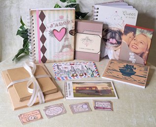 Retro Style Stationary, Postcards And Journals