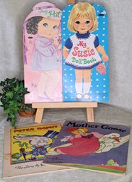 Vintage Story Books And Paperdolls