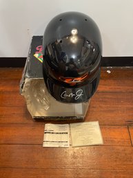 Authentic Autographed Cal Ripke Jr Batting Helmet