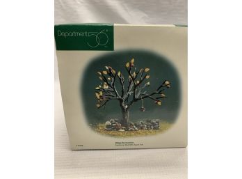 Department 56 'fieldstone Wall With Apple Tree' # 52768