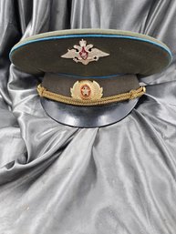 Soviet Airborne Visor Officer Cap