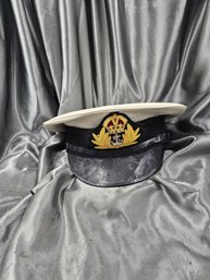 British Navy Officer Visor Cap