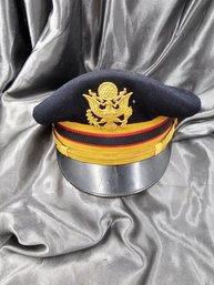 1950'S US Army Adjutant Officer Visor Cap