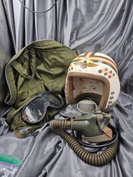 VIETNAM WAR US NAVY SPH-1 HELICOPTER HELMET