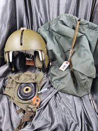 VIETNAM WAR ERA FLIGHT HELMET