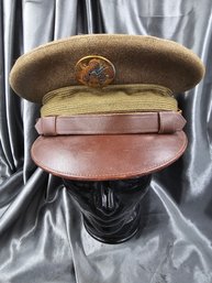 POST-WWII ENLISTED ARMY VISOR CAP