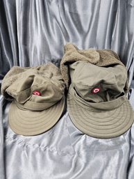 TWO AUSTRIAN WINTER FIELD CAP