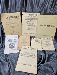 VIETNAM WAR ERA TRAINING MANUALS GROUPING