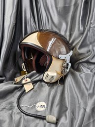 SOVIET RUSSIAN PILOT HELMET AIR FORCE ZSH-5 MIG 25 COMMUNIST FORCES CAMPAIGNS