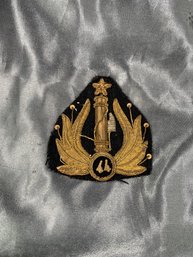 WWII Italian Bullion Officer Badge