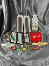 East German NVA Uniform Insignia And Service Badges / Awards