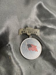 Wm Bryan President Campaign Badge