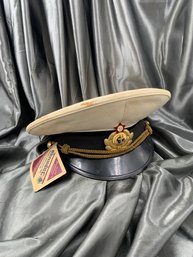 Soviet Naval Officer Visor Cap