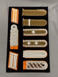 WWII GERMAN POLIZEI SHOULDERBOARD AND COLLAR TAB COLLECTION