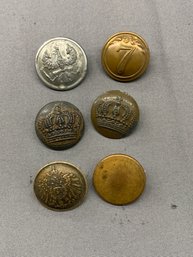 WW1 GERMAN / AUSTRO-HUNGARIAN UNIFORM BUTTONS