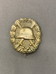 WW1 GERMAN WOUND BADGE IN SILVER