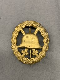 WW1 GERMAN WOUND BADGE IN GOLD