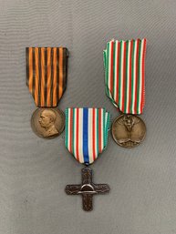 WW1 ITALIAN CAMPAIGN AND SERVICE MEDALS