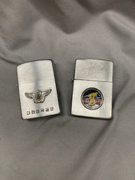 PAIR OF KOREAN MADE MILITARY LIGHTERS