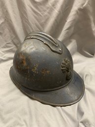 WW1 FRENCH ADRIAN HELMET WITH REPRO LINER