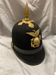 REPRODUCTION U.S. MARINE CORPS SPIKED SHAKO