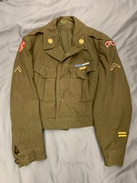 KOREAN WAR ERA IKE JACKET WITH KOREA TAB