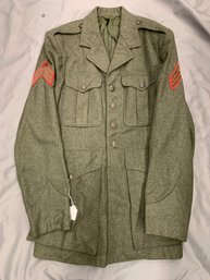 U.S. MARINE CORPS SERVICE GREEN COAT