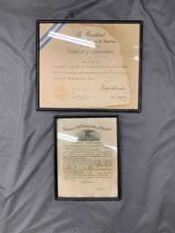 U.S. NAVY DISCHARGE DOCUMENTS, 1930'S