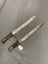 PAIR OF U.S. KRAG BAYONETS