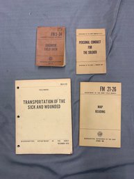 LOT OF FOUR KOREAN/VIETNAM WAR FIELD MANUALS