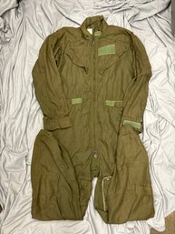 VIETNAM ERA TYPE GS/FRP-4 HBT FLIGHT COVERALLS