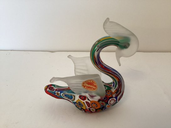 Murano Swan By Fratelli Toso