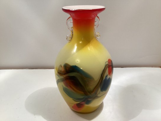 Oriental Made Colorful Vase