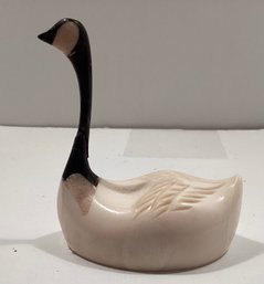Hand Carved Walrus Ivory Goose
