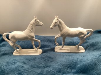 German Porcelain Horses