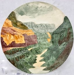 Limited Edition Art Plate From The Grand Canyon By Artist PRESCOTT W. BASTON