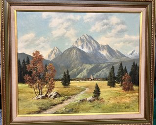 Original Oil Painting By Well-respected Artist MEYER MUENCHEN--Framed--28' X 25'
