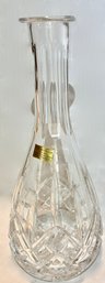 Beautiful Unused Crystal Decanter By SAMOBOR--(No Topper)---10' Tall