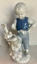 GEROLD PORZELLAN Porcelain Figure Of Little Boy--made In West Germany--#788?--Excellent Condition