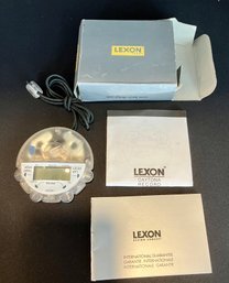 Vintage LEXON Stop-Watch With Original Packaging And Instructions--Unused--2.25' Across
