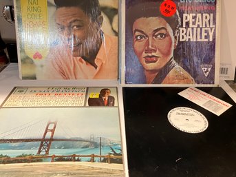 VINYLS!! Tony Bennett-Pearl Bailey-Nat King Cole And A PROMOTIONAL  COMPILATION Of Keyboards