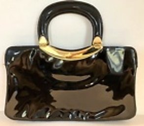 Vintage Vinyl Handbag---Never Used--12' X 13'