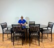 Paul McCobb For Calvin 'Irwin Collection' Dining Set  (6 Chairs & 6 Leaves)
