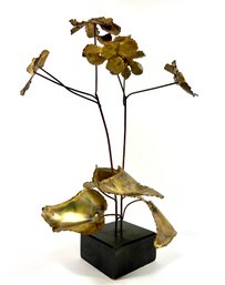 1950s Brutalist Flower Sculpture